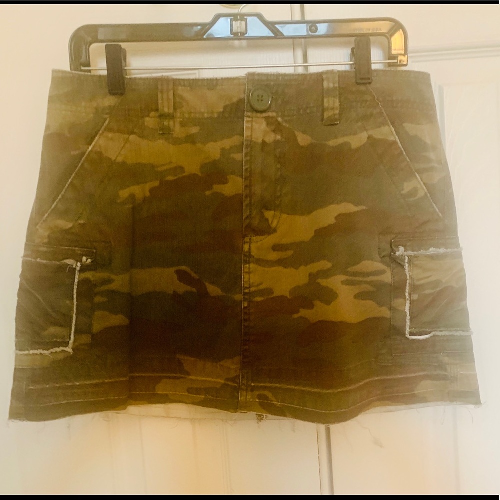 Camouflage Mini Skirt